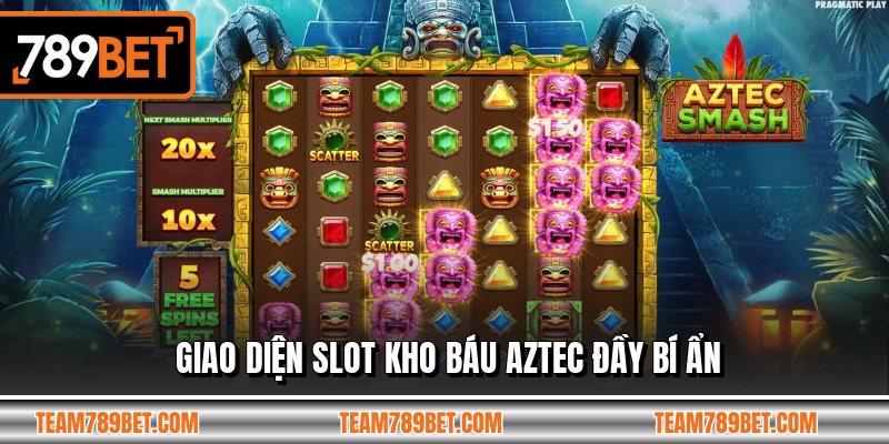 Giao diện slot kho báu aztec đầy bí ẩn